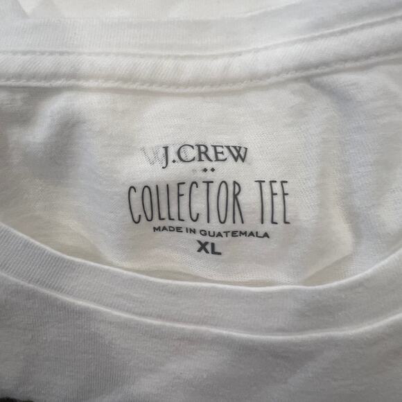 **NWT J. Crew White W/Christmas Tree Lights Graphic Tee - SIZE XL - Picture 7 of 9